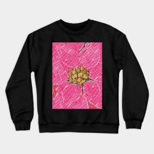 pink poinsettia flower Crewneck Sweatshirt